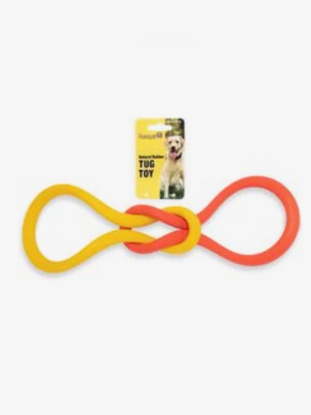 Roscoe’s Pet Product Dog Tug Toy - Yellow and Orange